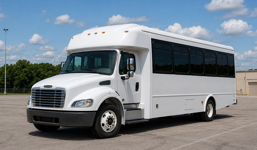25-passenger minibus available for charter in San Marcos, CA